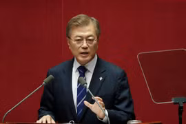 Tổng thống Hàn Quốc Moon Jae-in. (Nguồn: EPA/TTXVN)