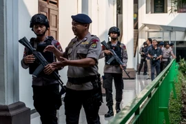 Cảnh sát Indonesia. (Nguồn: AFP/TTXVN)