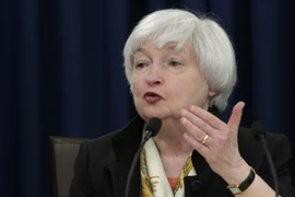 Chủ tịch F​ed Janet Yellen phát biểu trong cuộc họp báo sau một cuộc họp của Ủy ban Thị trường mở liên bang tại thủ đô Washington ngày 15/6. (Nguồn: AFP/TTXVN)