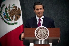 Tổng thống Mexico Enrique Peña Nieto. (Nguồn: THX/TTXVN)