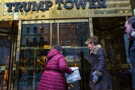 Tòa tháp Trump ở New York, Mỹ. (Nguồn: AFP/TTXVN)