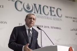 Tổng thống Thổ Nhĩ Kỳ Recep Tayyip Erdogan. (Nguồn: AP/TTXVN)