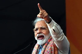 Thủ tướng Ấn Độ Narendra Modi phát biểu tại một sự kiện của đảng Nhân dân Ấn Độ (BJP) ở New Delhi, ngày 22/12/2019. (Nguồn: THX/TTXVN) 