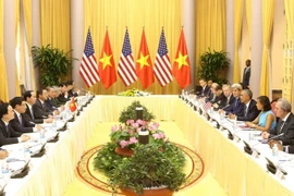 Chủ tịch nước Trần Đại Quang hội đàm với Tổng thống Barack Obama