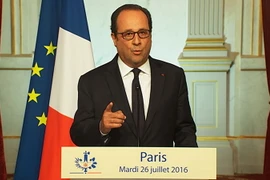 Tổng thống Pháp Francois Hollande. (Nguồn: AFP/TTXVN)