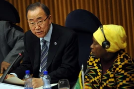 Tổng Thư ký Ban ki-Moon phát biểu tại hội nghị. (Nguồn: AFP/TTXVN)