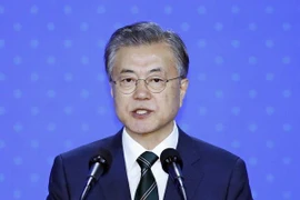 Tổng thống Hàn Quốc Moon Jae-in. (Nguồn: Yonhap/TTXVN) 