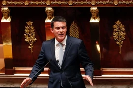 Ông Manuel Valls khi còn giữ chức Thủ tướng Pháp tại phiên họp Quốc hội ở thủ đô Paris ngày 19/7/2016. (Nguồn: AFP/TTXVN)