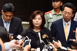 Bà Choe Son Hui. (Nguồn: Kyodo/ TTXVN)