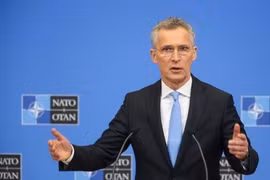Tổng thư ký NATO Jens Stoltenberg. (Nguồn: AFP) 