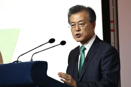 Tổng thống Hàn Quốc Moon Jae-in. (Nguồn: THX/TTXVN)