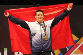 Vận động viên Thạch Kim Tuấn. (Ảnh: Quốc Khánh/TTXVN)