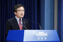 Người phát ngôn Phủ Tổng thống Hàn Quốc Kim Eui-kyeom.(Nguồn: Yonhap) 