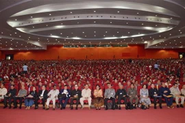 Quang cảnh Hội nghị lần thứ 41 Ban Chấp hành Trung ương Đảng khóa V Đảng Nhân dân Campuchia. (Nguồn: TTXVN) 