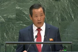 Đại sứ Triều Tiên tại Liên hợp quốc Kim Song. (Nguồn: Yonhap/TTXVN) 