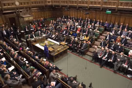 Toàn cảnh một phiên họp của Hạ viện Anh ở London ngày 30/1/2019. (Nguồn: THX/TTXVN) 
