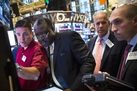 Thị trường chứng khoán New York ngày 2/10. (Nguồn: AFP/TTXVN)