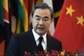 Ngoại trưởng Trung Quốc Vương Nghị. (Nguồn: AFP)