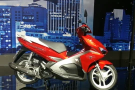 Mẫu xe AirBlade 125cc. (Ảnh: Văn Xuyên/Vietnam+)