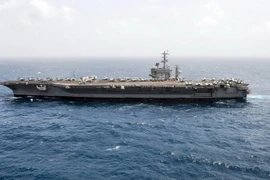 Tàu sân bay USS Nimitz. (Nguồn: AFP/TTXVN)
