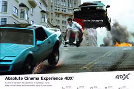 Công nghệ xem phim 4DX. (Nguồn: CGV)