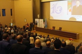 Quảng cảnh buổi lễ. (Ảnh: Tấn Đạt/TTXVN)