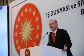 Tổng thống Thổ Nhĩ Kỳ Recep Tayyip Erdogan. (Nguồn: AFP/TTXVN)