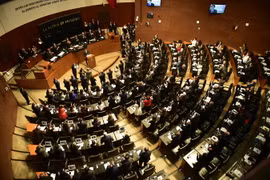 Toàn cảnh một phiên họp Thượng viện Mexico tại Mexico City. (Nguồn: AFP/TTXVN)