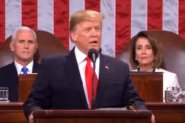 Tổng thống Mỹ Donald Trump. (Nguồn: CNBC) 