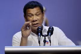 Tổng thống Philippines Rodrigo Duterte. (Nguồn: AP/TTXVN)