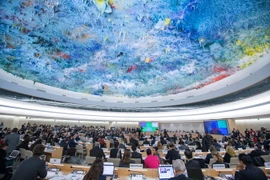 Một phiên họp của Hội đồng Nhân quyền Liên hợp quốc. (Nguồn: THX/TTXVN)