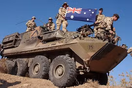 Binh sỹ Australia tại chiến trường Iraq. (Nguồn: AP)