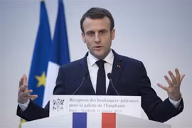 Tổng thống Pháp Emmanuel Macron. (Nguồn: AFP/TTXVN) 