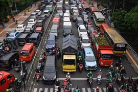 Cảnh tắc đường ở Jakarta. (Nguồn: AFP) 