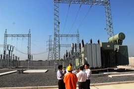 Trạm biến áp 110kV Phước Đông-Bời Lời 2. (Ảnh: Lê Đức Hoảnh/TTXVN)