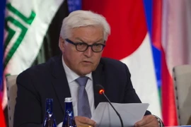 Ngoại trưởng Đức Frank-Walter Steinmeier phát biểu tại một hội nghị ở Washington DC., Mỹ ngày 20/7. (Nguồn: AFP/TTXVN)