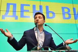 Tổng thống Ukraine Volodymyr Zelenskiy. (Nguồn: AFP/TTXVN) 