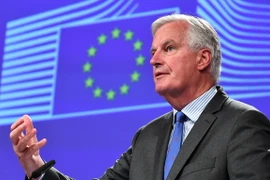 Ủy viên EU phụ trách Brexit Michel Barnier tại Brussels, Bỉ ngày 7/9. (Nguồn: AFP/TTXVN)