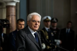 Tổng thống Italy Sergio Mattarella. (Nguồn: THX/TTXVN)