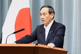 Chánh Văn phòng nội các Nhật Bàn Yoshihide Suga. (Nguồn: Kyodo/TTXVN) 