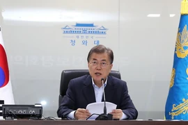 Tổng thống Hàn Quốc Moon Jae-in. (Nguồn: EPA/TTXVN)