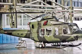 Máy bay Bell 412 EP. (Nguồn: timesindonesia.co.id)