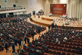 Toàn cảnh một phiên họp Quốc hội Iraq ở thủ đô Baghdad. (Nguồn: AFP/TTXVN) 