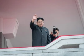 Nhà lãnh đạo Triều Tiên Kim Jong-un tại một sự kiện ở Bình Nhưỡng. (Nguồn: AFP/TTXVN)