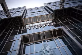Trụ sở tổ chức Cảnh sát Hình sự Quốc tế (Interpol) tại Lyon, Pháp. (Nguồn: AFP/TTXVN) 