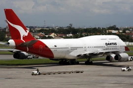 Máy bay của Hãng hàng không Qantas Airways. (Nguồn: AFP/TTXVN)