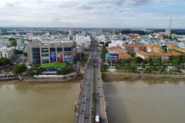 Một góc thành phố Long Xuyên ngày nay. (Ảnh: Thanh Sang/TTXVN) 