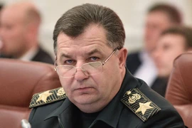 Bộ trưởng Bộ Quốc phòng Ukraine Stepan Poltorak. (Nguồn: Sputnik)