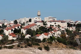Khu định cư Do thái Qedar của Israel tại Bờ Tây. (Nguồn: AFP/TTXVN)