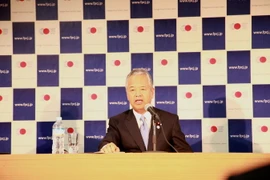 Bộ trưởng Chính sách Kinh tế và Tài chính Nhật Bản - ông Akira Amari. (Ảnh: Nguyễn Tuyến/TTXVN)